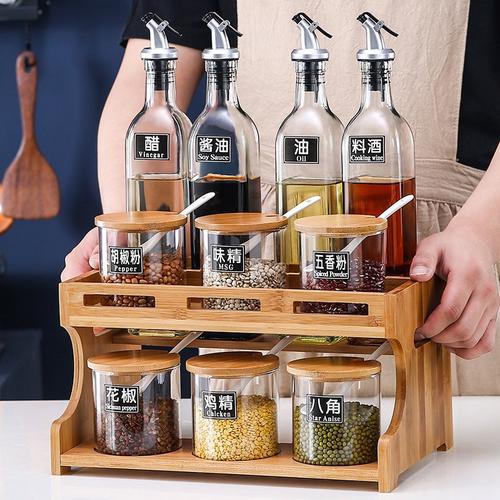 厨房用品置物架调料架台面烘焙精灵厨具家用大全调料盒调味料调味品